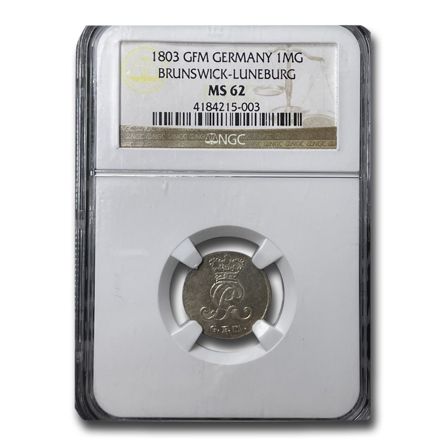 1803 Germany Silver Mariengroschen MS-62 NGC