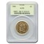 1804 $5 Capped Bust Gold Half Eagle AU-50 PCGS (Small 8)