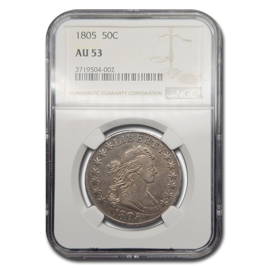 1805 Bust Half Dollar AU-53 NGC