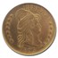 1806 $5 Capped Bust Gold Half Eagle MS-61 NGC (Knobbed 6)