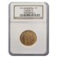 1806 $5 Capped Bust Gold Half Eagle MS-61 NGC (Knobbed 6)