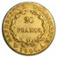 1806-A France Gold 20 Francs Napoleon I Avg Circ