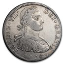 1808-MO TH Mexico Silver 8 Reales Ferdinand VII VF