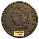 1809-1836 Classic Head Half Cent AU