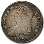 1809 Bust Half Dollar VF