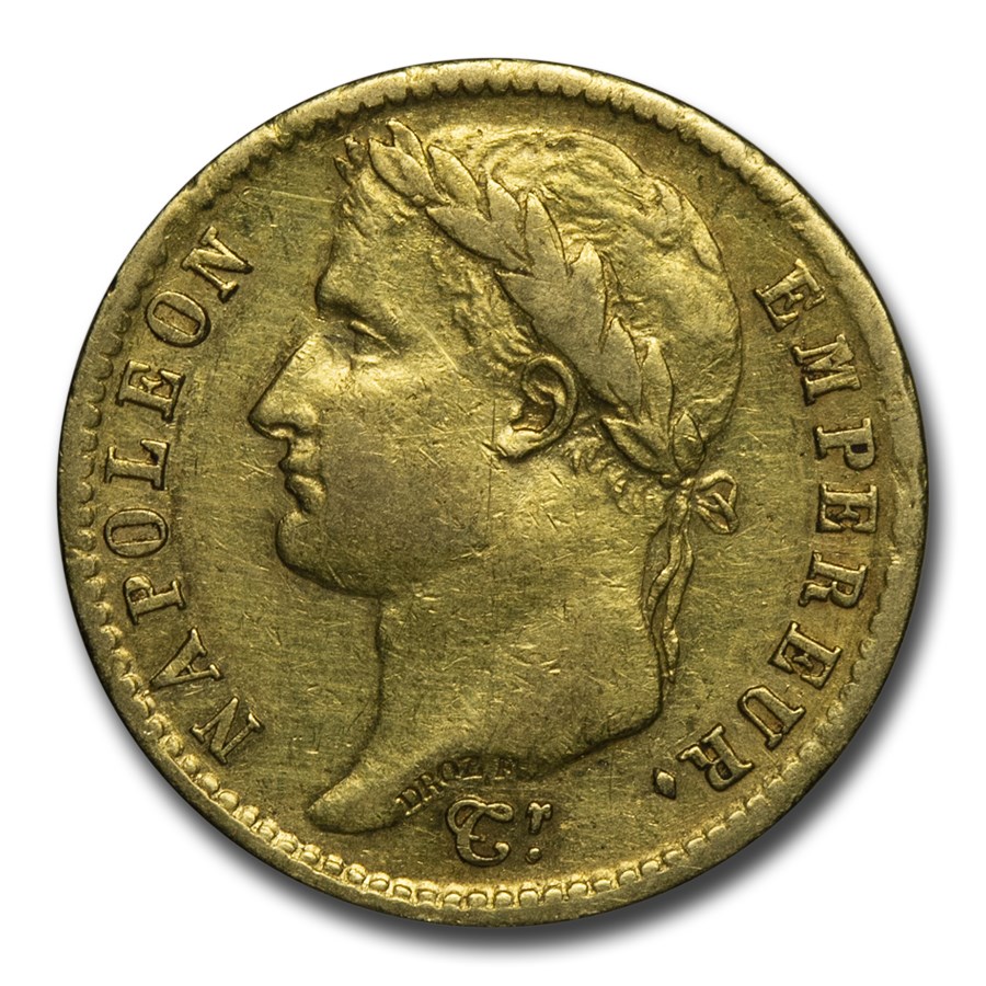 1811-A France Gold 20 Francs Napoleon AU