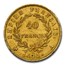 1811-A France Gold 40 Francs Napoleon MS-62 NGC