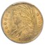 1811 Capped Bust $5 Gold Half Eagle MS-64 PCGS (Tall 5)