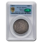 1811 Capped Bust Half Dollar MS-64+ PCGS CAC (Small 8, Friend)