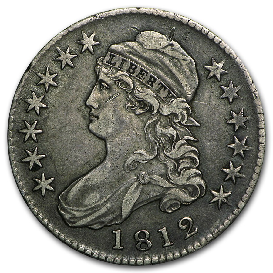 1812 Bust Half Dollar XF