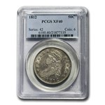 1812 Capped Bust Half Dollar XF-40 PCGS