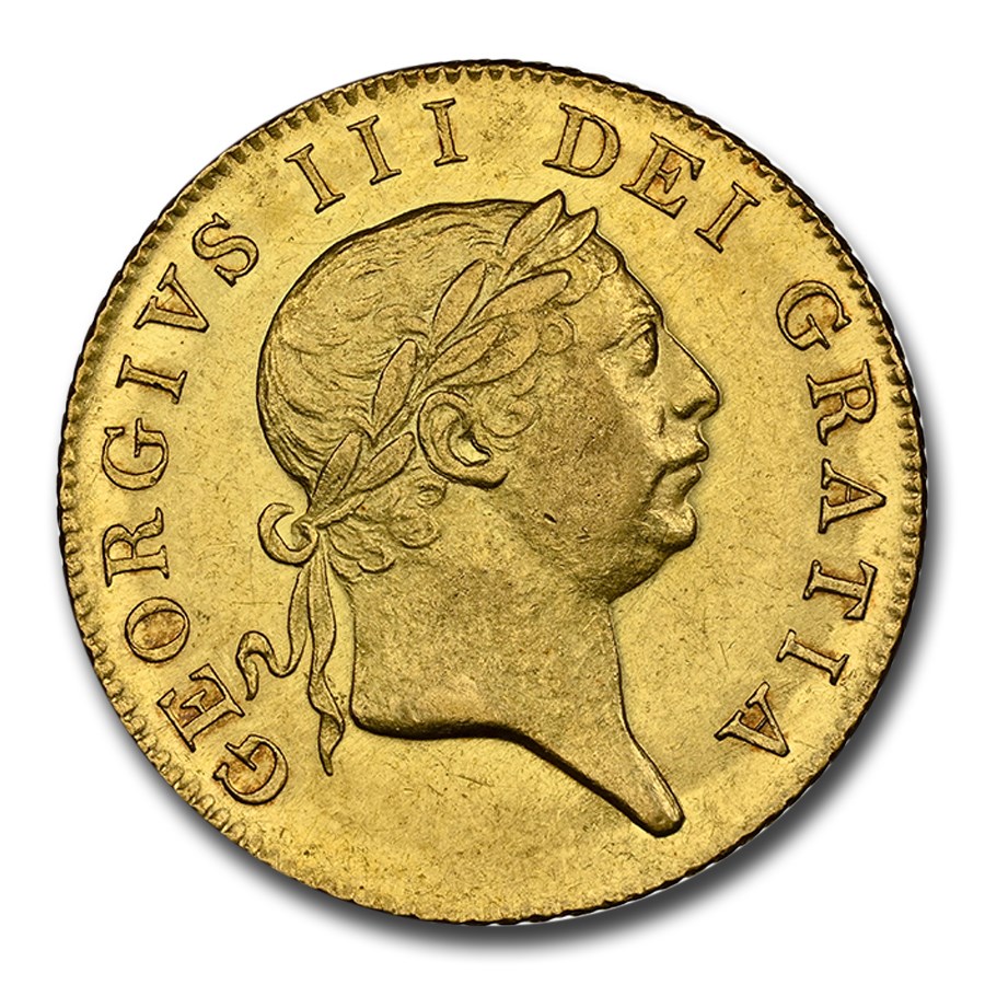 1813 Great Britain Gold Guinea George III AU-58 NGC (Military)