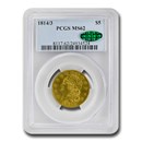 1814/3 $5 Capped Bust Gold Half Eagle MS-62 PCGS CAC