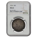 1814 Bust Half Dollar MS-64 NGC