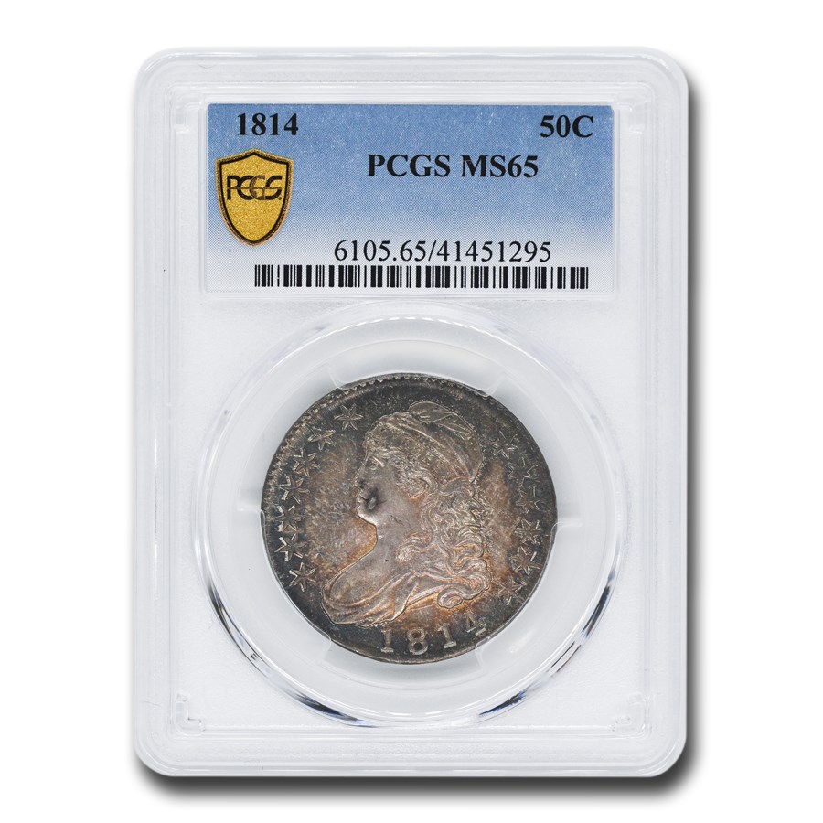 1814 Bust Half Dollar MS-65 PCGS