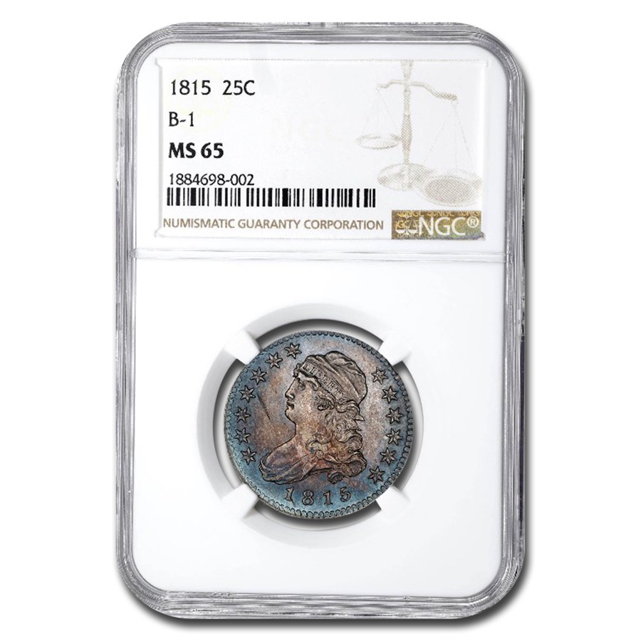 1815 Capped Bust Quarter MS-65 NGC (B-1)