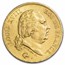 1816-1824 France Gold 40 Francs Louis XVIII (AU)