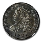 1821 Capped Bust Dime MS-65 NGC (Large Date, JR-5)