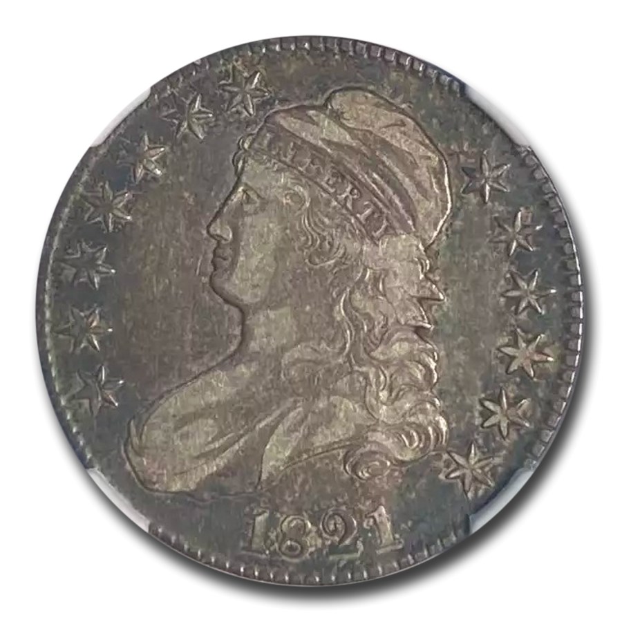 1821 Capped Bust Half Dollar VF-30 NGC