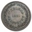 1821 St. Helena Copper Halfpenny George IV AU