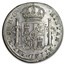 1821-Zs RG Mexico Silver 8 Reales Ferdinand VII XF