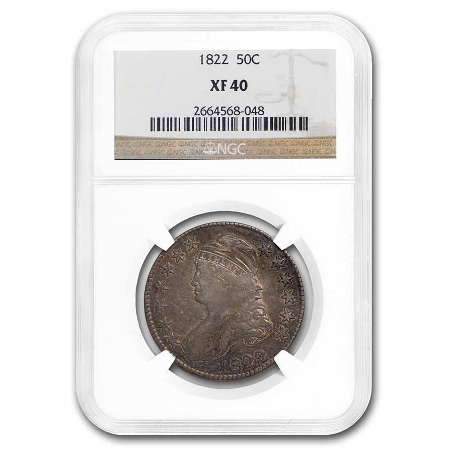 Buy 1822 Bust Half Dollar XF-40 NGC | APMEX