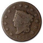 1822 Large Cent Good