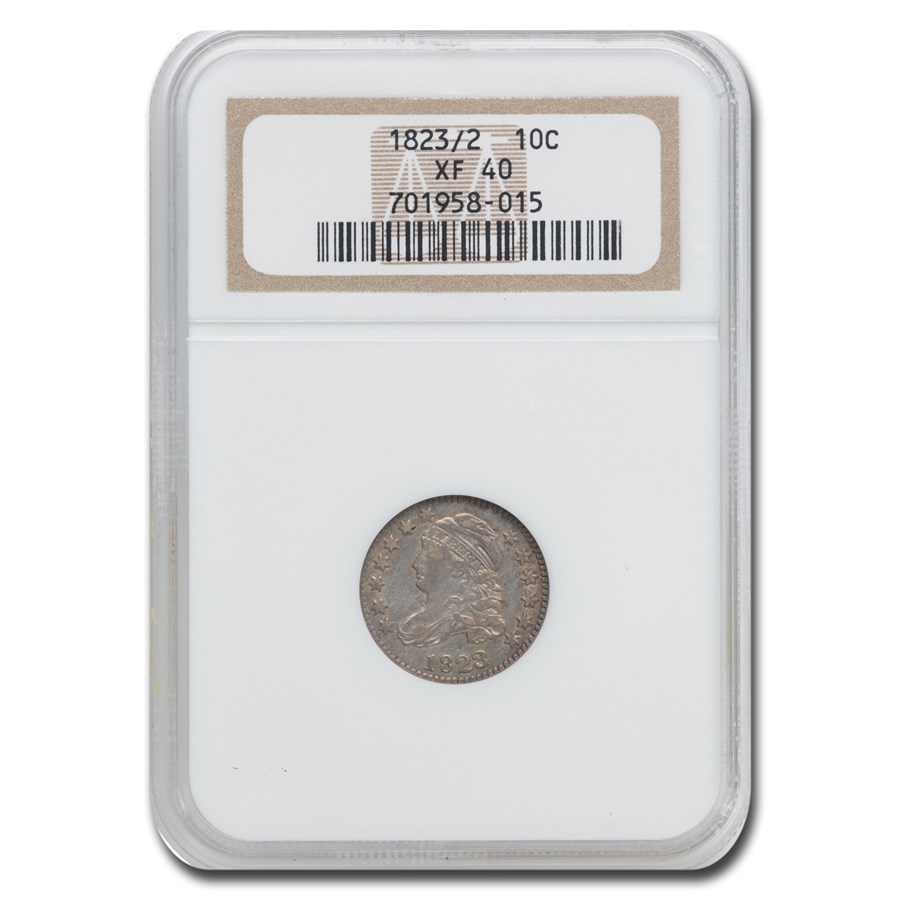 Buy 1823/2 Capped Bust Dime XF-40 NGC | APMEX