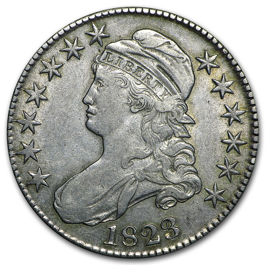 1823 Bust Half Dollar XF