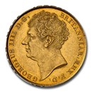 1823 Great Britain Gold Two Pounds George IV MS-61 NGC