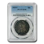 1824/4 Capped Bust Half Dollar XF-40 PCGS