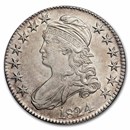 1824 Bust Half Dollar AU