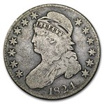 1824 Bust Half Dollar Fine