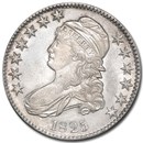 1825 Bust Half Dollar AU