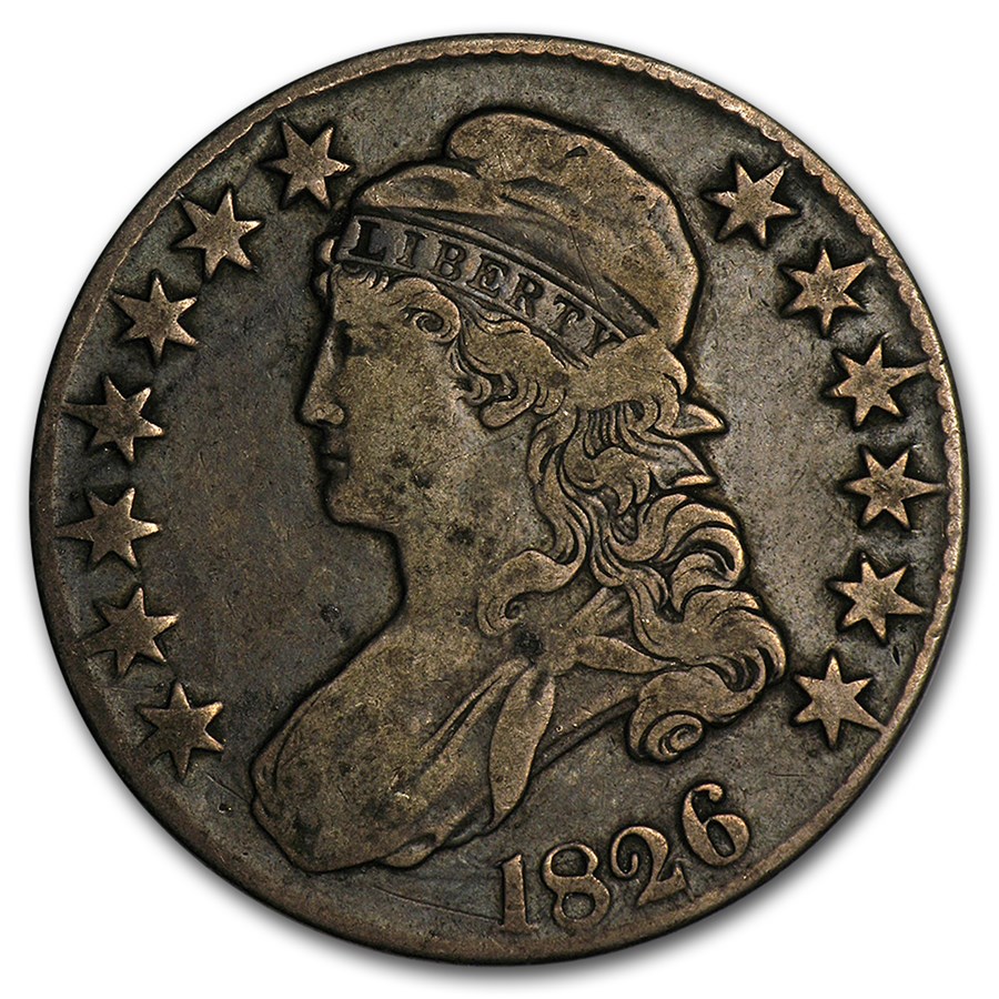 1826 Bust Half Dollar VF