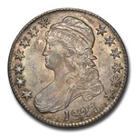 1827 Bust Half Dollar MS-64 NGC (O-146, Curled Base 2)