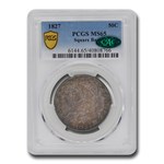 1827 Capped Bust Half Dollar MS-65 PCGS CAC (Square Base 2)