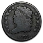 1828 Half Cent 12 Stars Good