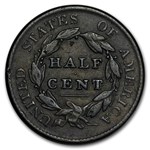 1829 Half Cent VF