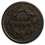 1829 Half Cent XF