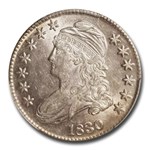 1830 Bust Half Dollar AU-58 PCGS (Small 0)