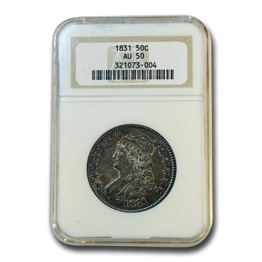 1831 Bust Half Dollar AU-50 NGC