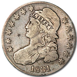 1831 Bust Half Dollar Fine
