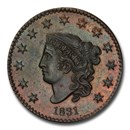 1831 Large Cent PR-64 PCGS (Brown)