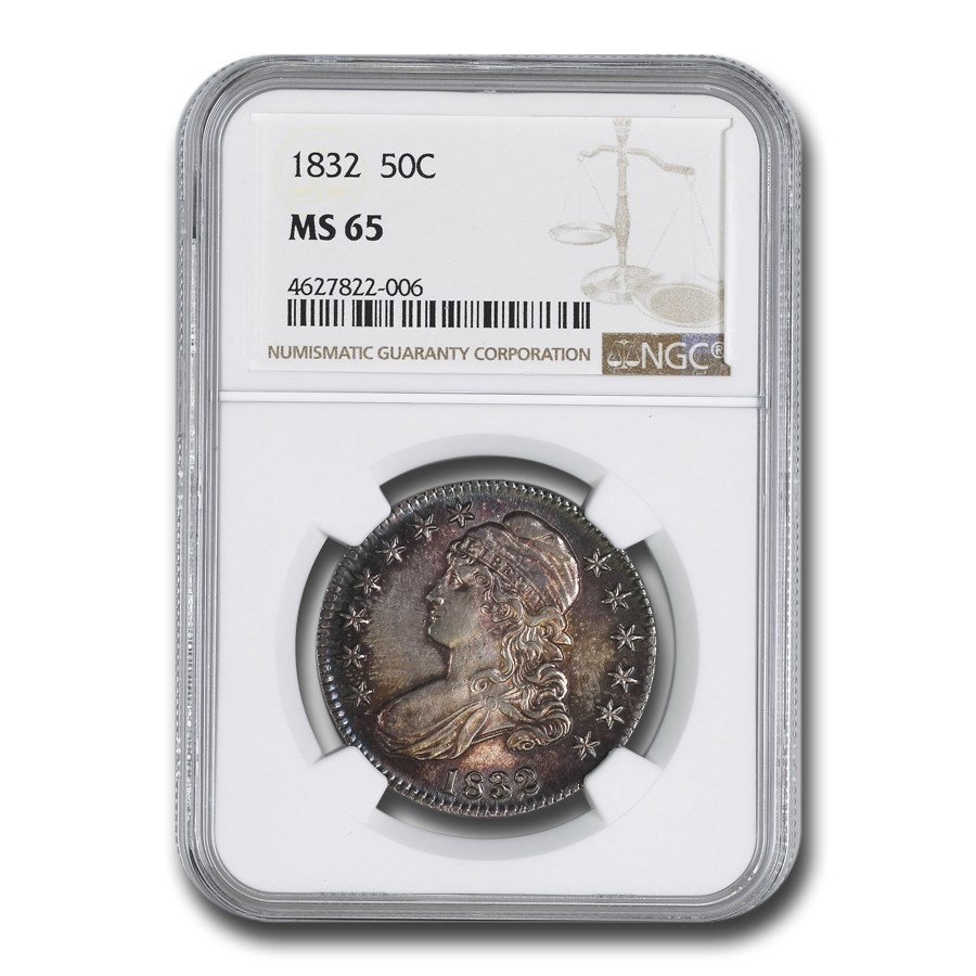1832 Bust Half Dollar MS-65 NGC (Sm Letters)