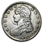 1833 Bust Half Dollar AU