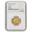 1834 $5 Gold Classic Head Half Eagle Plain 4 AU-58 NGC