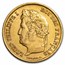 1834-A * Anchor France Gold 40 Francs Louis Philippe I XF