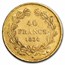 1834-A * Anchor France Gold 40 Francs Louis Philippe I XF