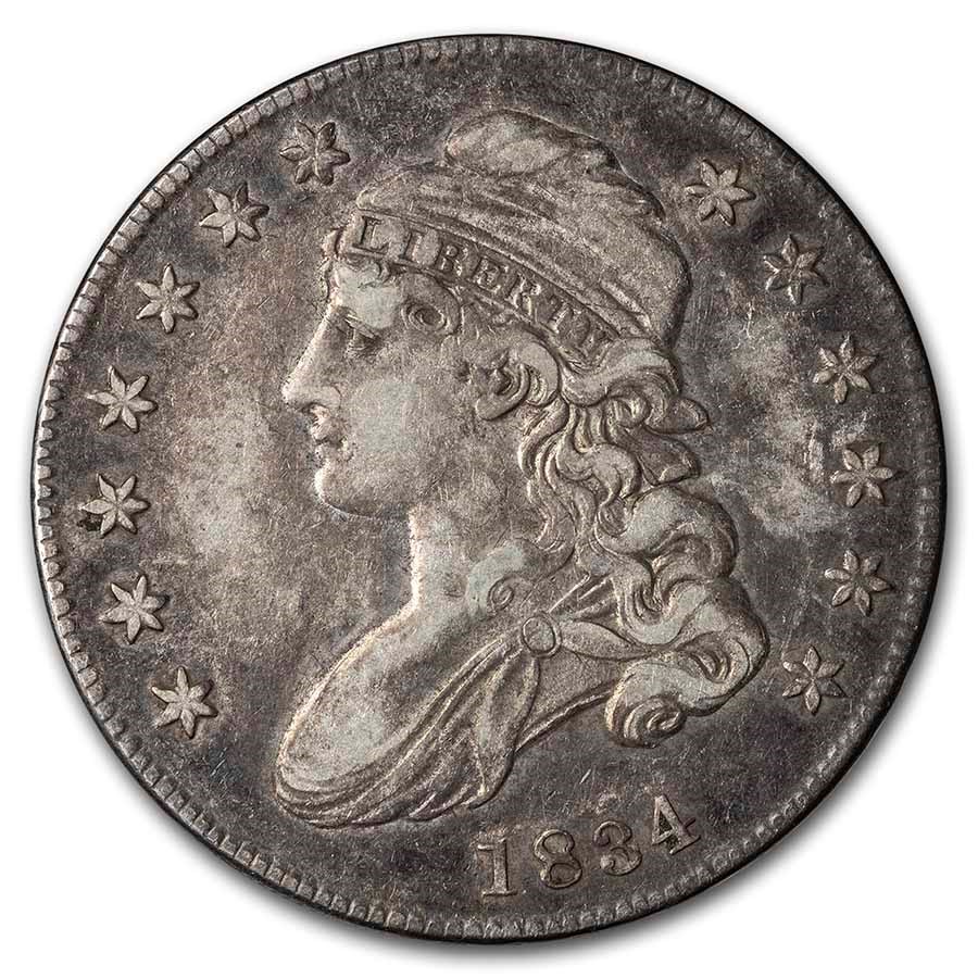 1834 Bust Half Dollar XF (Sm Date, Sm Letters)